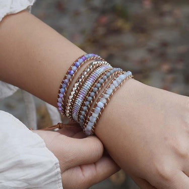 Purple Dream 5 Layer Wrap Bracelet-Your Soul Place